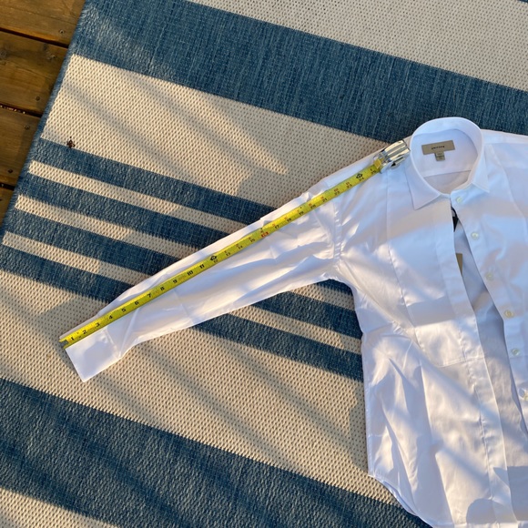 NWT Burberry Crisp White Button down Shirt! Size small - Picture 8 of 16